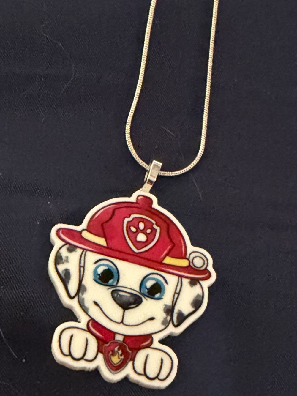 Paw Patrol Marshall Red Dog Pendant Necklace